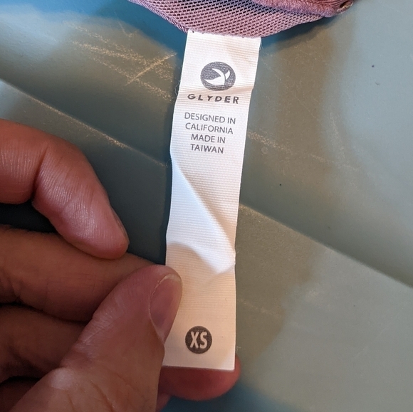 Glyder Lotus Sports Bra Mauve Royal Tide Sz XS - Picture 7 of 8